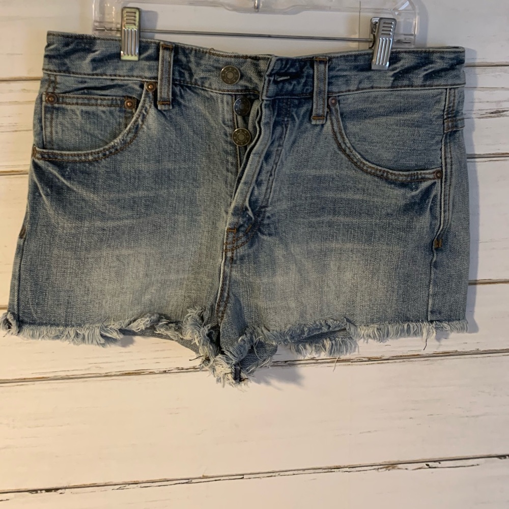 Free People Jean shorts